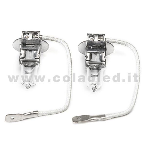 H3 2 LAMPADE ALOGENO GIALLO 12V 55W H3 - immagine 3