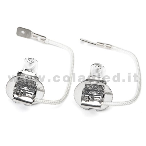 H3 2 LAMPADE ALOGENO GIALLO 12V 55W H3 - immagine 2