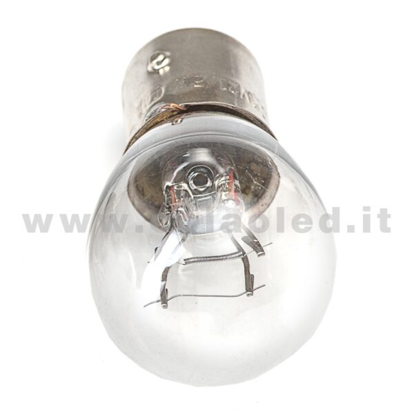 P21W 2 POLI 1157 1 LAMPADINA ALOGENO GIALLO BAY15D BA15D - immagine 3