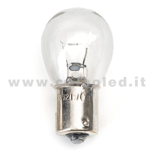 P21W 1 POLO 1156 1 LAMPADINA ALOGENO GIALLO BA15S
