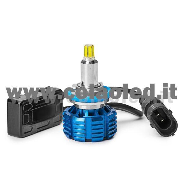 H8 30000LM 5800K MONO LED KIT LED 12V CANBUS 2 LAMPADE LED BIANCO FREDDO 120W KIT LED COLAOLED CANBUS MONOLED H8 - immagine 2