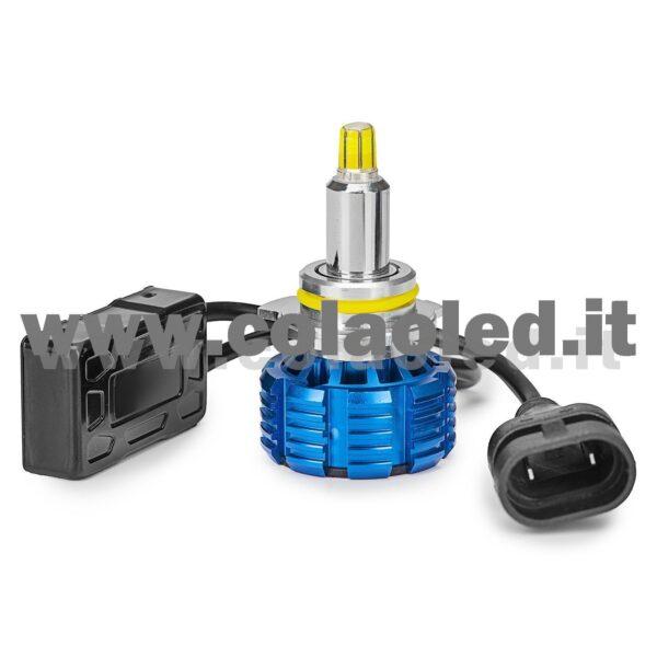 Hir2 9012 30000LM 5800K MONO LED KIT LED 12V CANBUS 2 LAMPADE LED BIANCO FREDDO 120W KIT LED COLAOLED CANBUS MONOLED Hir2 9012 - immagine 2