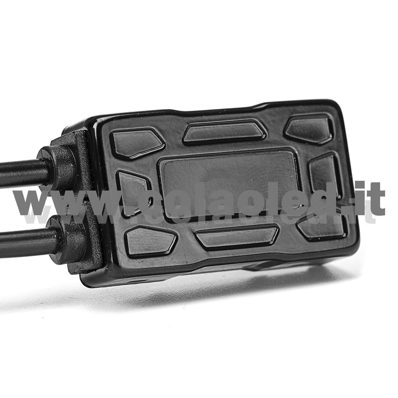 H1 CANBUS KIT LED MONO LED 1 LAMPADA 15000LM 60W USO LENTICOLARE BIANCO LATTE CON TRASFORMATORE CANBUS MONOLED H1 - immagine 5