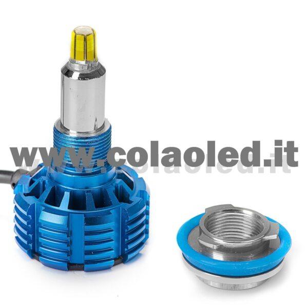 H8 30000LM 5800K MONO LED KIT LED 12V CANBUS 2 LAMPADE LED BIANCO FREDDO 120W KIT LED COLAOLED CANBUS MONOLED H8 - immagine 3
