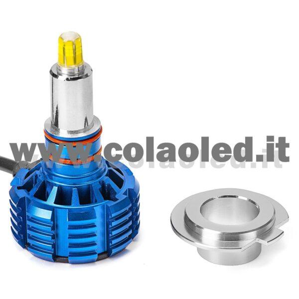H7 30000LM 5800K MONO LED KIT LED 12V CANBUS 2 LAMPADE LED BIANCO FREDDO 120W KIT LED COLAOLED CANBUS MONOLED H7 - immagine 3