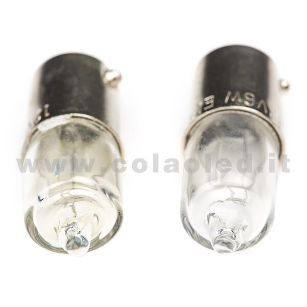 T4W 2 LAMPADINE ALOGENO GIALLO BA9S - immagine 3