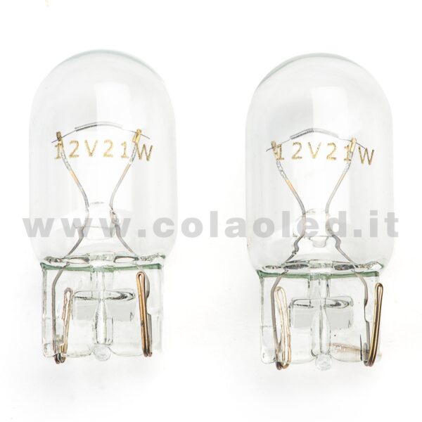 T20 2 LAMPADINE ALOGENO GIALLO 7440