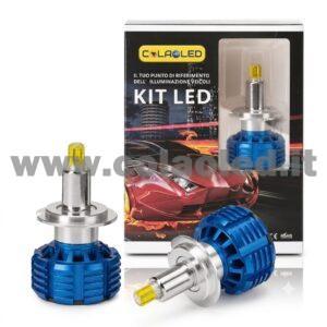 H7 30000LM 5800K MONO LED KIT LED 12V CANBUS 2 LAMPADE LED BIANCO FREDDO 120W KIT LED COLAOLED CANBUS MONOLED H7