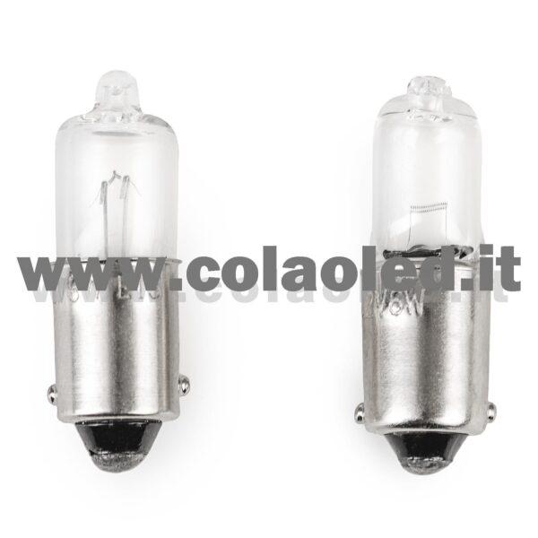 H6W 2 LAMPADINE ALOGENO GIALLO BAX9S