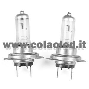 H7 2 LAMPADE ALOGENO GIALLO 12V 55W H7
