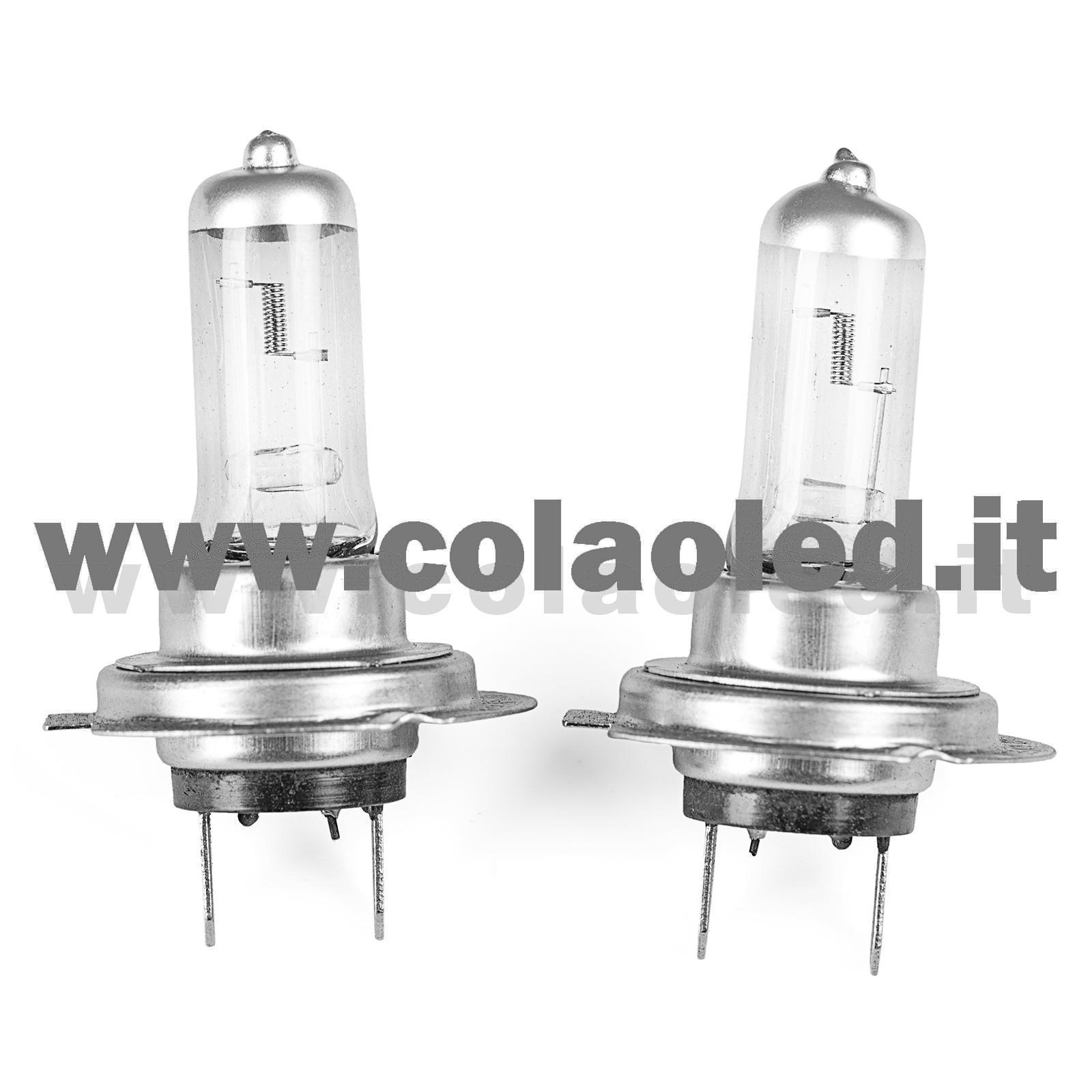 H7 2 LAMPADE ALOGENO GIALLO 12V 55W H7