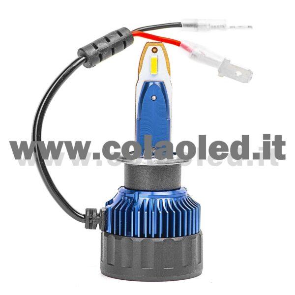 H1 22000LM 5800K MONO LED KIT LED 12V CANBUS 2 LAMPADE LED BIANCO FREDDO 100W KIT LED COLAOLED CANBUS MONOLED H1 - immagine 2