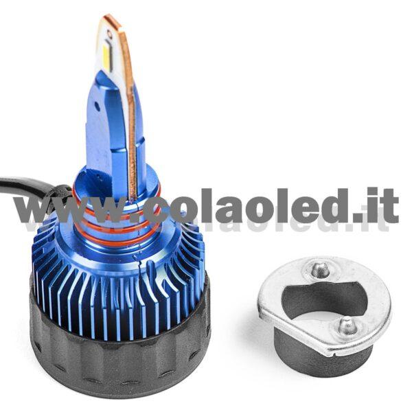 H1 22000LM 5800K MONO LED KIT LED 12V CANBUS 2 LAMPADE LED BIANCO FREDDO 100W KIT LED COLAOLED CANBUS MONOLED H1 - immagine 3