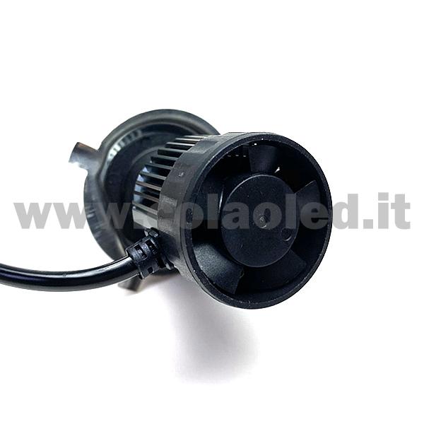 H4 11000LM 5800K KIT LED 12V CANBUS 1 LAMPADA ANABBAGLIANTE ABBAGLIANTE BIANCO FREDDO 50W KIT LED DOPPIA FUNZIONE COLAOLED CANBUS H4 - immagine 3