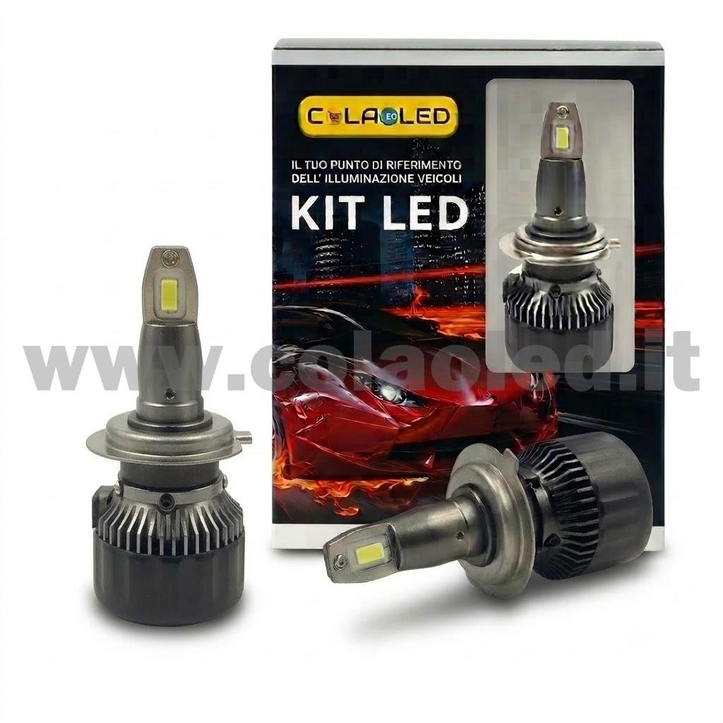 Kit LED H7 22000 Lumen 5800K CANBUS 2 Lampade 100W MONOLED COLOAOLED per auto, moto, camper, furgoni e autocarri