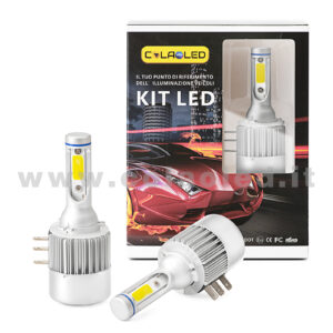 H15 15000LM 5800K KIT LED 12V CANBUS 2 LAMPADE POSIZIONI ABBAGLIANTI BIANCO FREDDO 72W KIT LED DOPPIA FUNZIONE COLAOLED CANBUS Plug and play H15