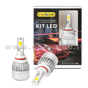 HB3 9005 15000LM 5800K KIT LED 12V CANBUS 2 LAMPADE BIANCO FREDDO 72W KIT LED COLAOLED CANBUS HB3 9005