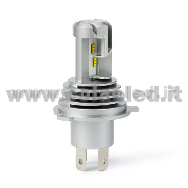 H4 7500LM KIT LED 1 LAMPADA CHIP CREE KIT LED ULTIMA TECNOLOGIA 35W H4 - immagine 2