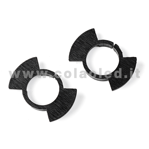 COPPIA ADATTATORI ... PORTALAMPADA KIT LAMPADE LED XENON - immagine 2
