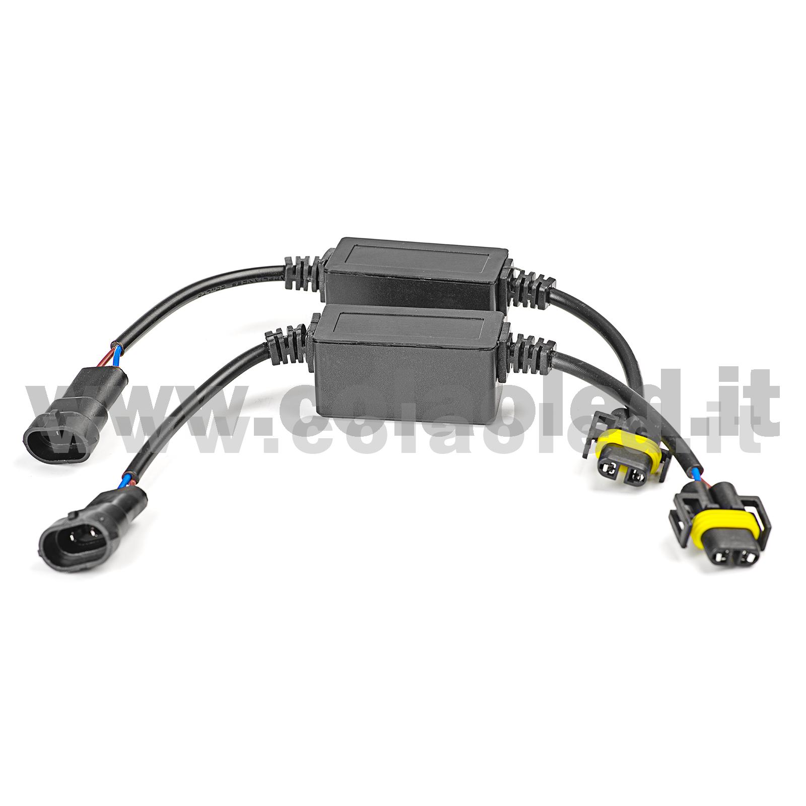 9012 2 RESISTENZE DECODER ANTI FLASH FARI CANBUS FILTRI LAMPEGGI ERRORI CANBUS HIR2