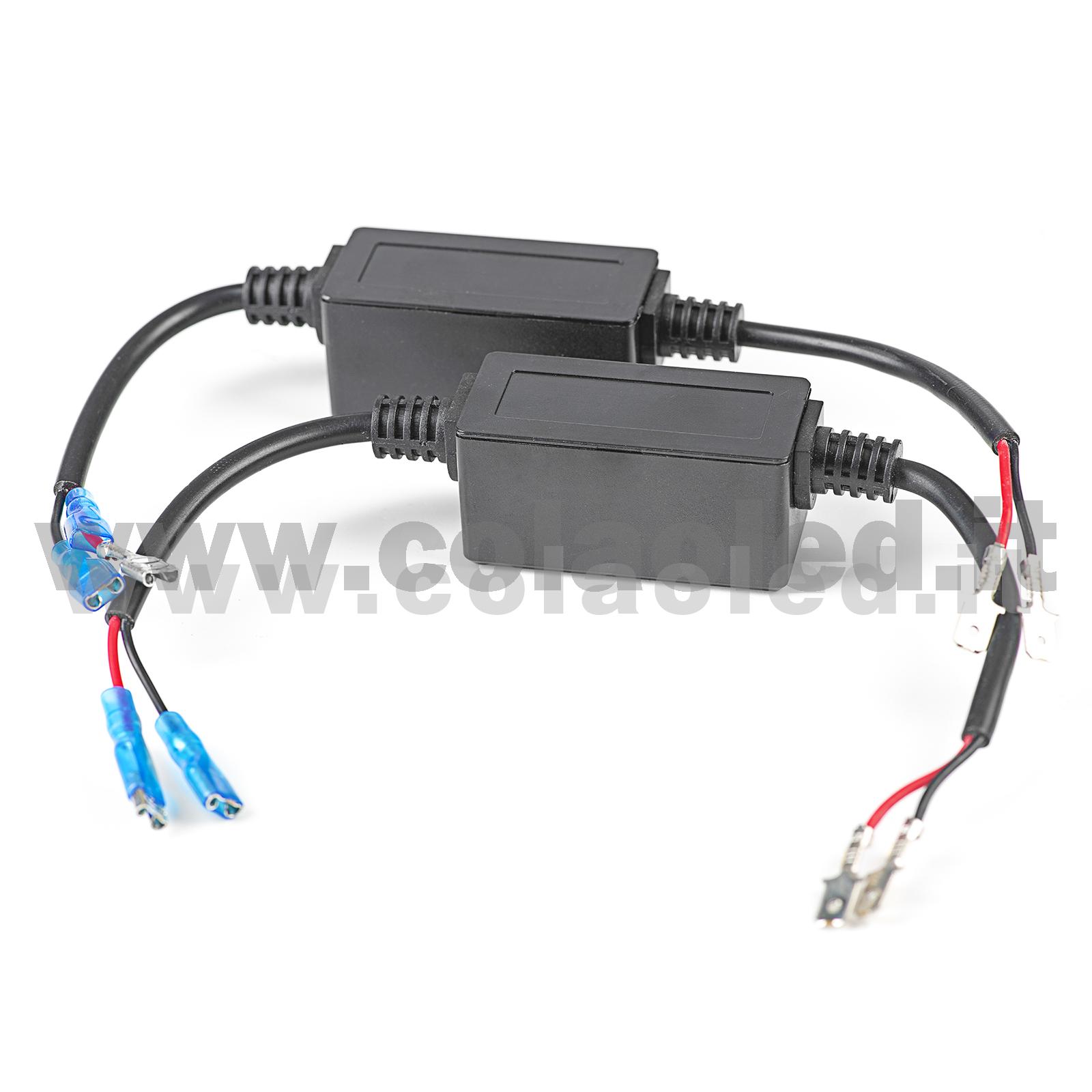 DS4 2 RESISTENZE LAMPADE DECODER ANTI FLASH FARI CANBUS FILTRI LAMPEGGI ERRORI CANBUS XENON KIT LED D4S