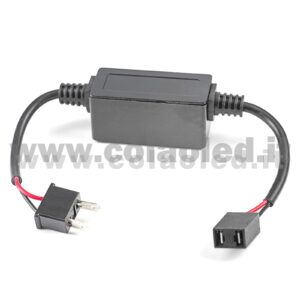 H7 RESISTENZA DECODER NO ANTI FLASH FARO CANBUS FILTRO LAMPEGGIO ERRORE CANBUS H7