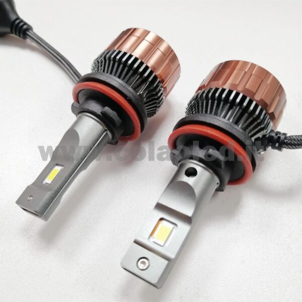 H11 24000LM 5800K KIT LED 12V CANBUS 2 LAMPADE BIANCO FREDDO 100W KIT LED COLAOLED CANBUS  H11