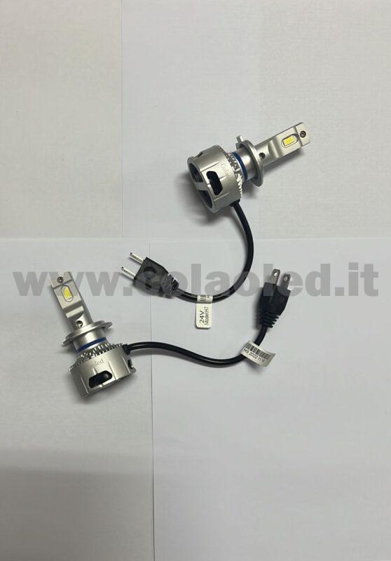 H7 32000LM 5800K KIT LED 24V CANBUS 2 LAMPADE BIANCO FREDDO 130W KIT LED CAMION COLAOLED CANBUS H7