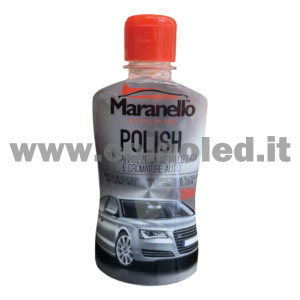 Polish lucidante brillantante a patina protettiva per carrozzerie chiare cromate metallizzate 250ml
