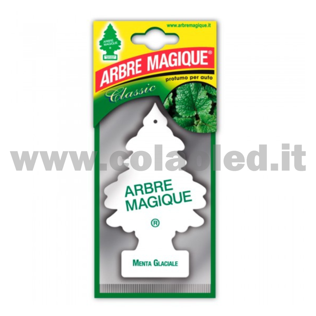Arbre Magique Profumatore Solido per Auto Fragranza Menta Glaciale Lunga Durata