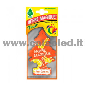 Arbre Magique Profumatore Solido per Auto Fragranza Fruit Cocktail Lunga Durata