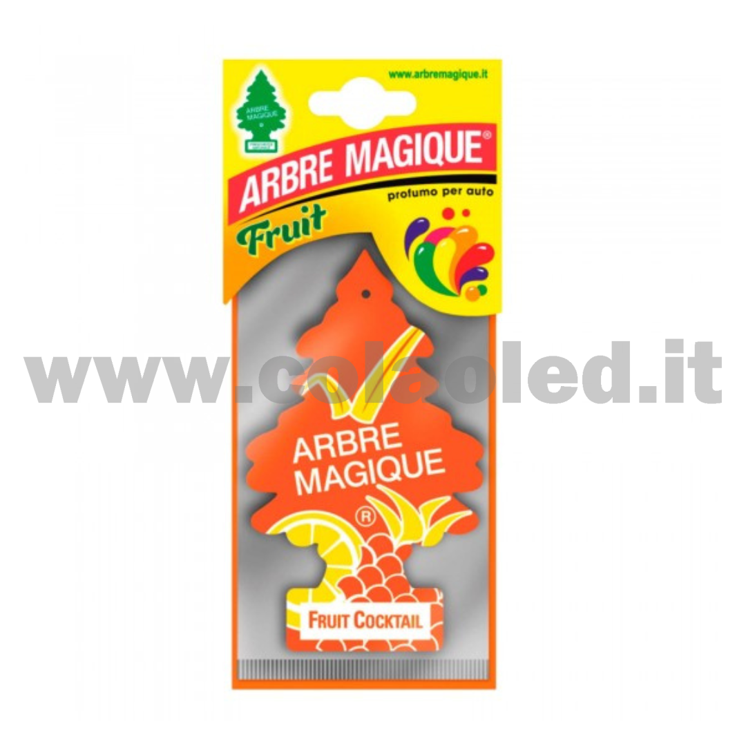 Arbre Magique Profumatore Solido per Auto Fragranza Fruit Cocktail Lunga Durata