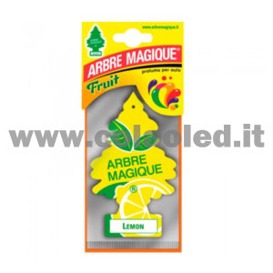 Arbre Magique Profumatore Solido per Auto Fragranza Limone Lunga Durata