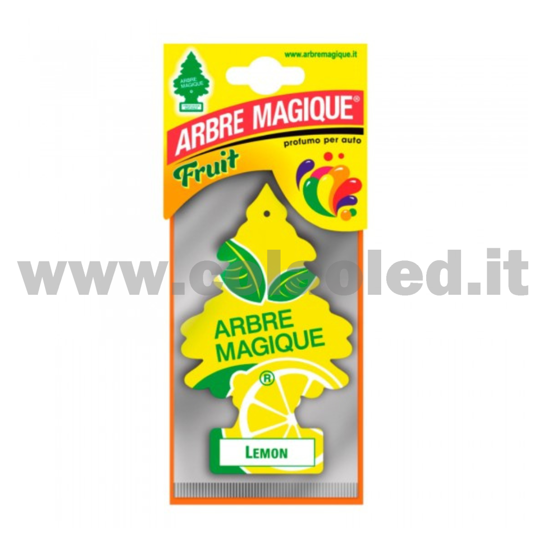 Arbre Magique Profumatore Solido per Auto Fragranza Limone Lunga Durata