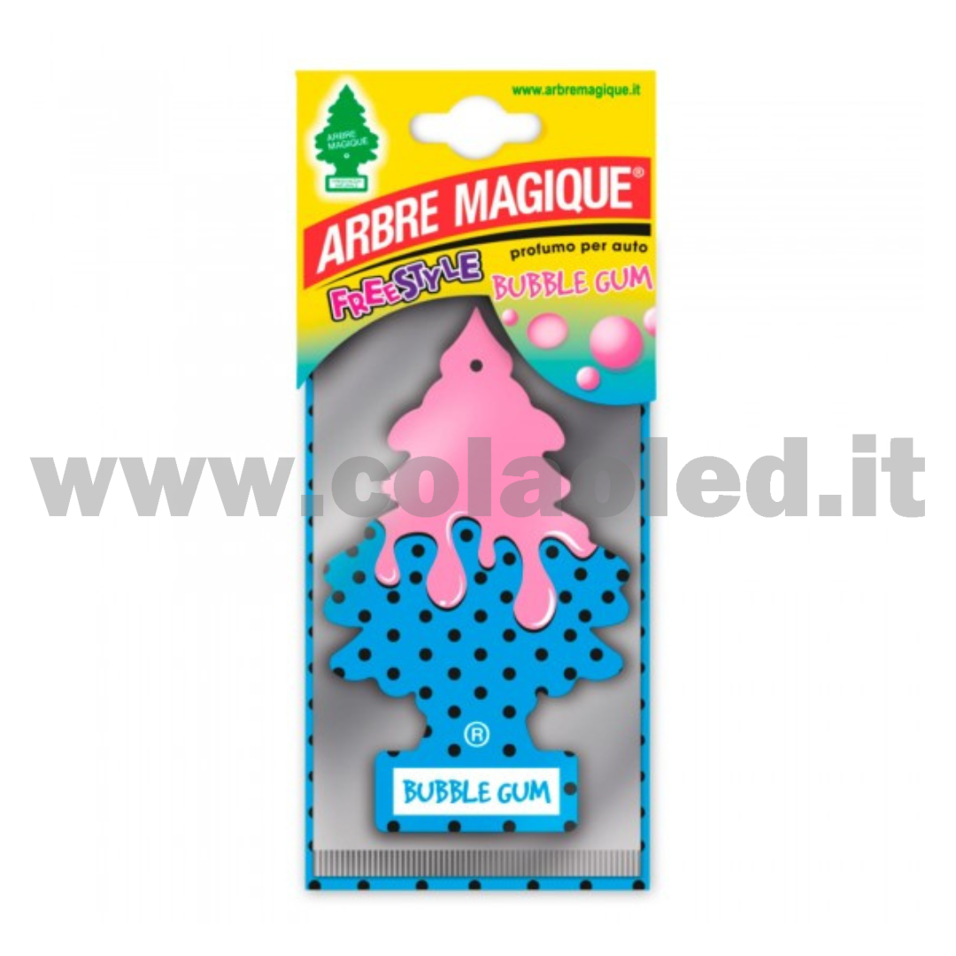 Arbre Magique Profumatore Solido per Auto Fragranza Bubble Gum Lunga Durata