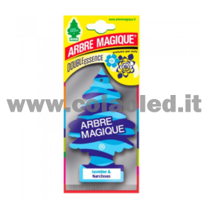 Arbre Magique Profumatore Solido per Auto Fragranza Jasmine & Narcissus Lunga Durata