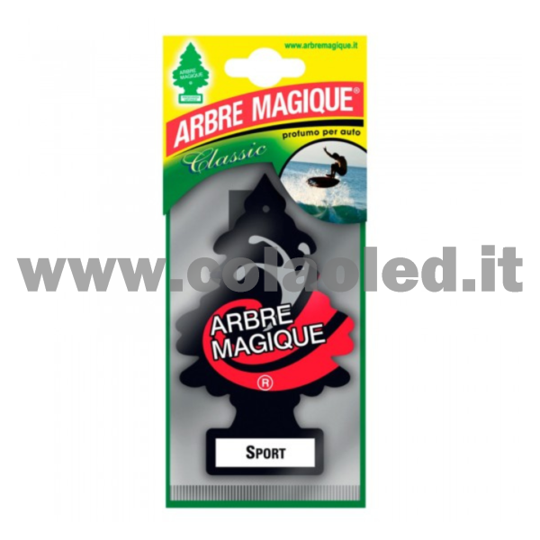 Arbre Magique Profumatore Solido per Auto Fragranza Sport Aroma Lunga Durata