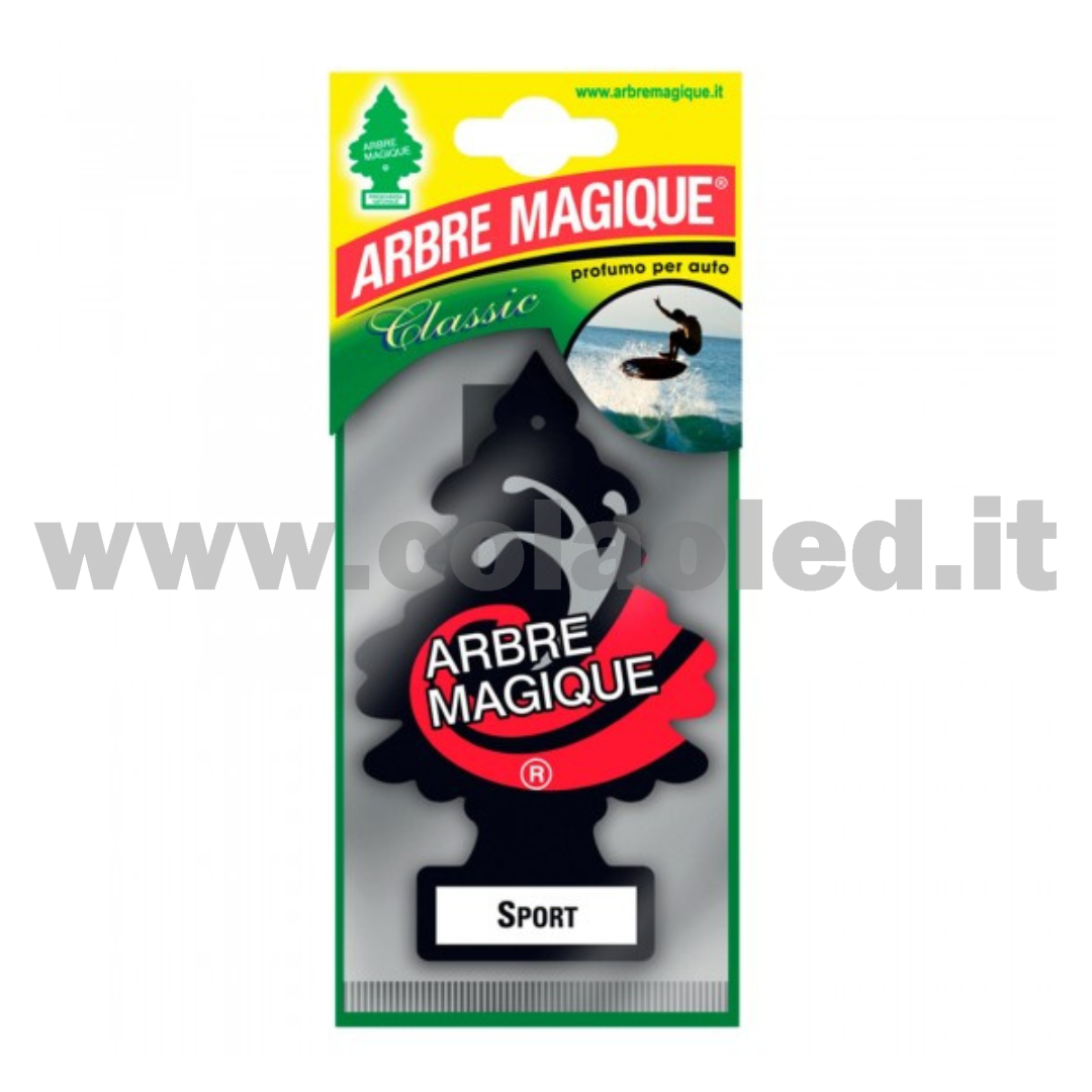Arbre Magique Profumatore Solido per Auto Fragranza Sport Aroma Lunga Durata