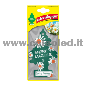 Arbre Magique Profumatore Solido per Auto Fragranza Spring Flowers Aroma Lunga Durata