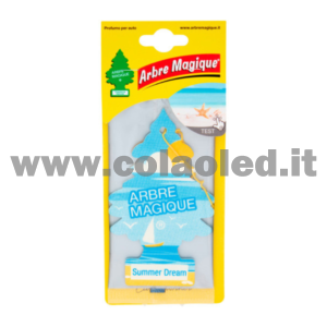Arbre Magique Profumatore Solido per Auto Fragranza Summer Dream Lunga Durata