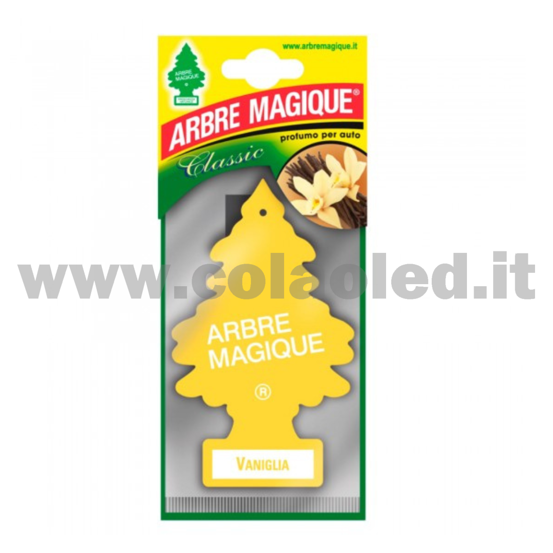 Arbre Magique Profumatore Solido per Auto Fragranza Vaniglia Aroma Lunga Durata