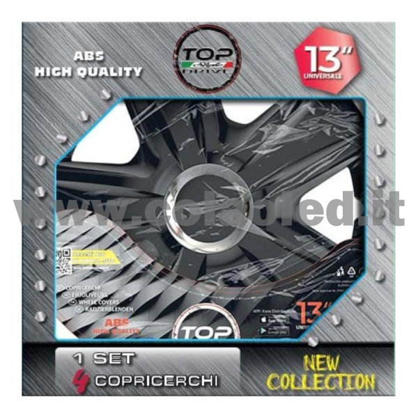 Copricerchi Auto Black Esprit 4pz. - immagine 2
