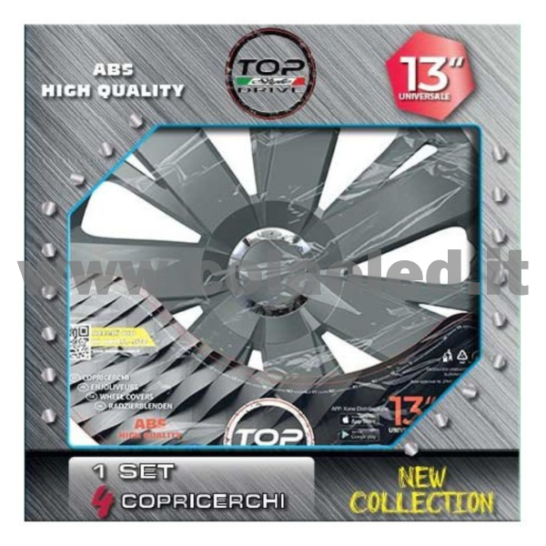Copricerchi Auto Energy Graphite 4pz. - immagine 2