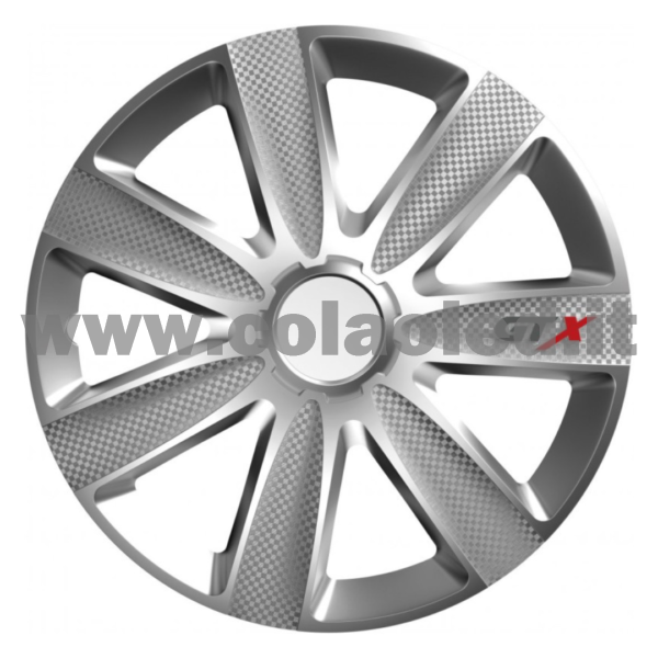 Copricerchi RIDEX PLUS 14 Pollici Argento - Cerchioni Auto Compatibilità Universale - Foto 4