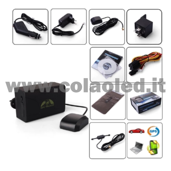 Localizzatore trakking auto moto camion GSM GPRS GPS Tracker antifurto e Audio Bug con SIM card con cablaggi e alimentazione cablata con fili - immagine 3