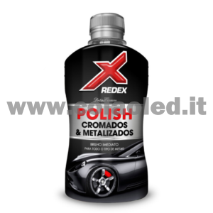 Polish lucidante brillantante a patina protettiva per carrozzerie scure cromate metallizzate 250ml