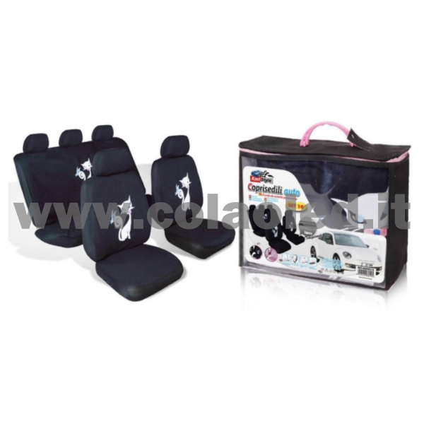 Set Completo Coprisedili Auto Gatto - immagine 2