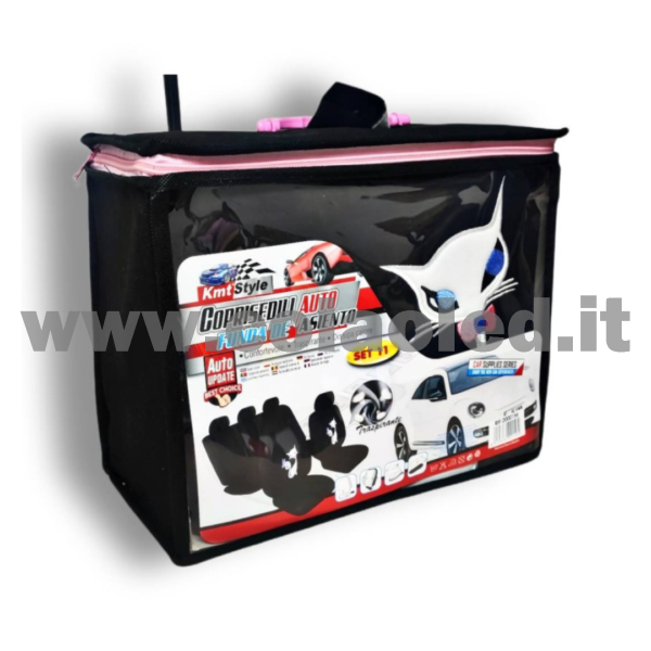 Set Completo Coprisedili Auto Gatto - immagine 3