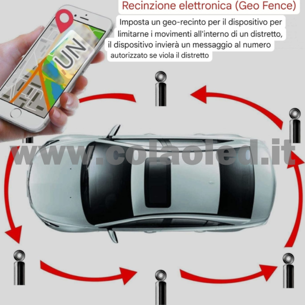 Localizzatore trakking auto moto camion imbarcazioni GSM GPRS GPS Tracker calamitato antifurto e Audio Bug con SIM card senza cablaggi e alimentazione a batterie litio 10000mAh senza fili - immagine 4