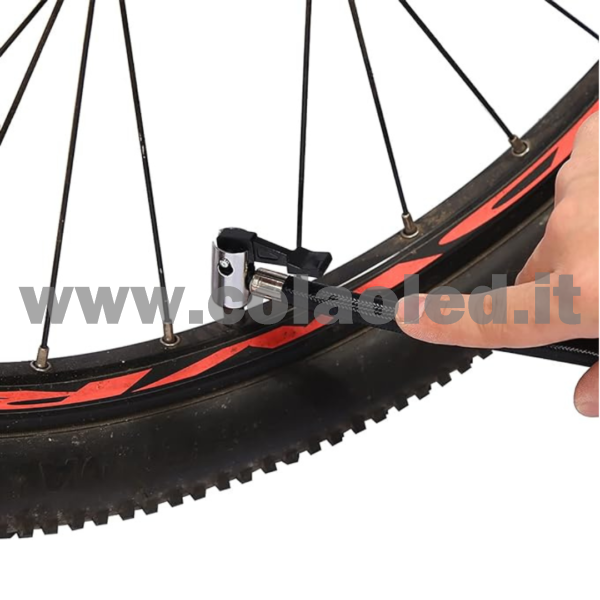 Mini compressore 150 psi portatile gonfiatore pneumatico presa accendi sigari ruote auto moto bici camion pneumatici 12v con filo - immagine 9